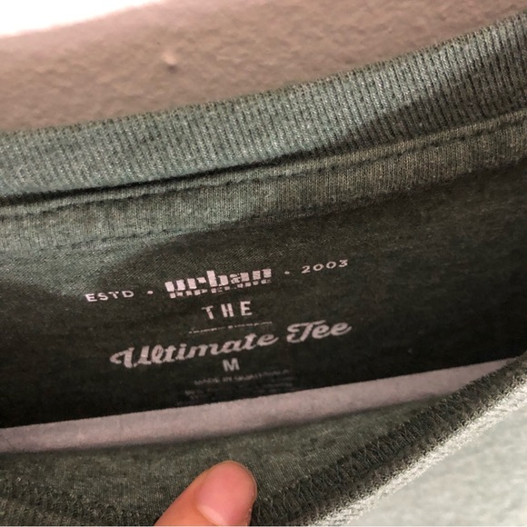 Men’s Plain Army Forest Green Soft Cotton Ultimate Tee Shirt size M - Picture 3 of 3